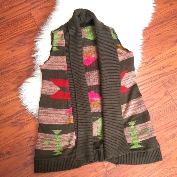 O'neill Neon Neutral Sleeveless Knit Vest - Picture 1 of 5